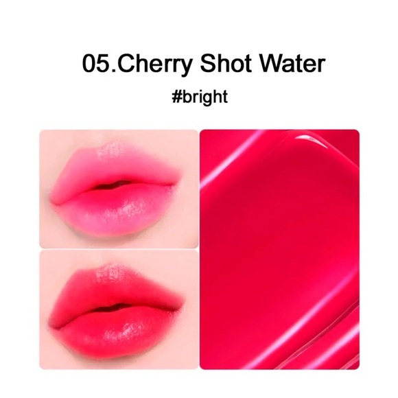WAKEMAKE Korean Beauty Watery Tok Lip Tint in #5 Cherry Shot - Picture 4 of 8